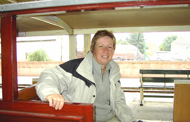 PICT0265 Helen, New Romney Station.JPG - Passenger RHDR New Romney Station